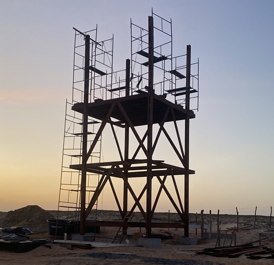 Torre de madeira